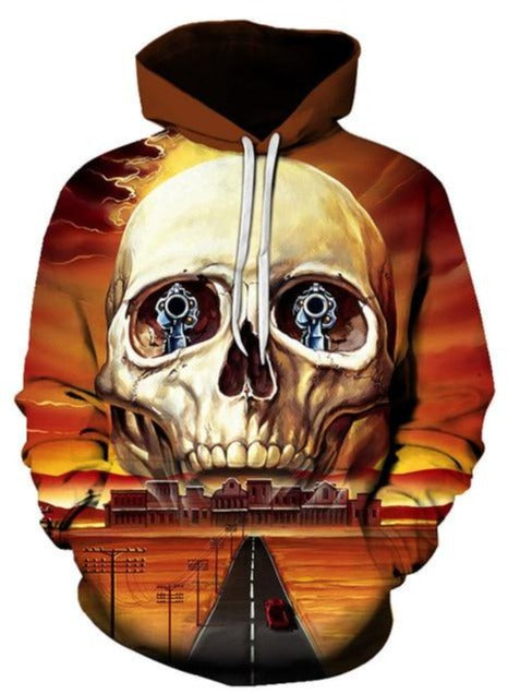 Badass Skull Hoodies