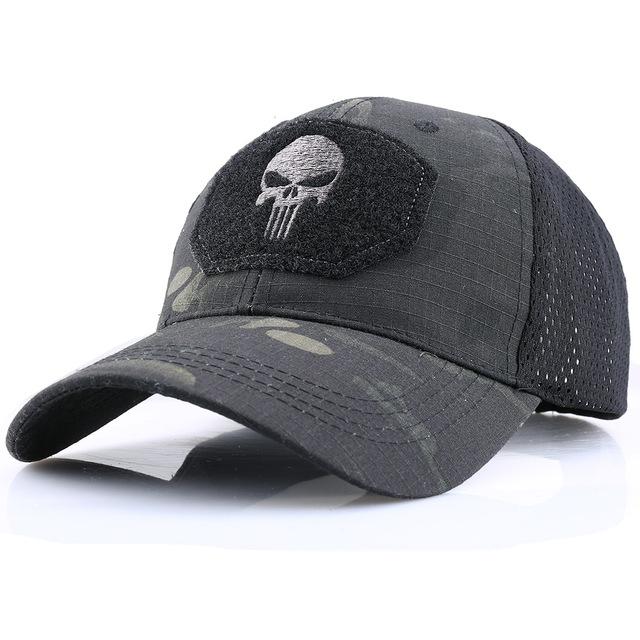 Punisher Military Hat | Skull Action