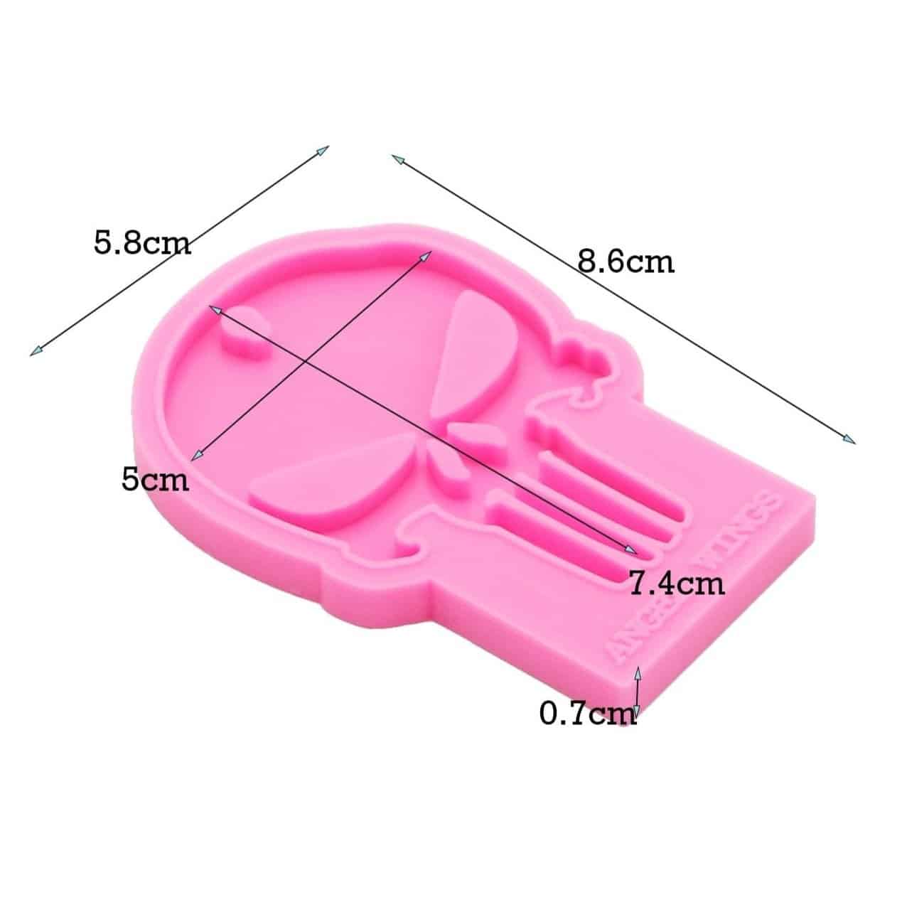 Punisher Silicone Mold | Skull Action