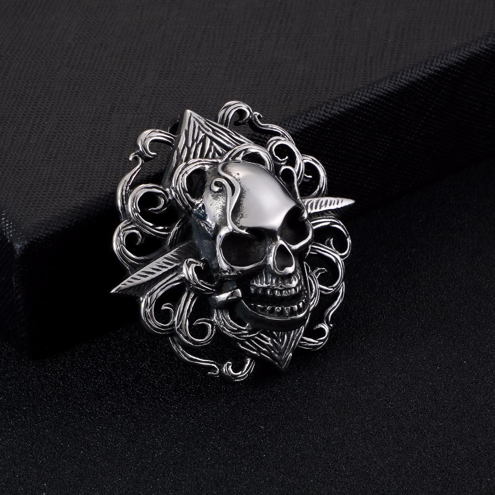 Punk Necklace Mens | Skull Action