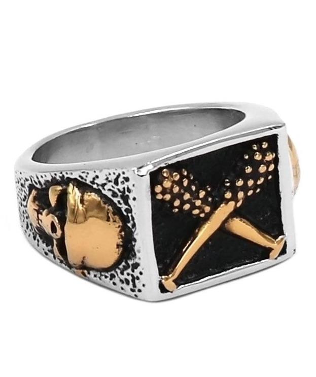 Skull Ring Baseball