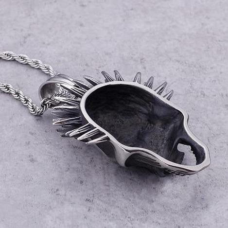 Punk Skull Necklace | Skull Action