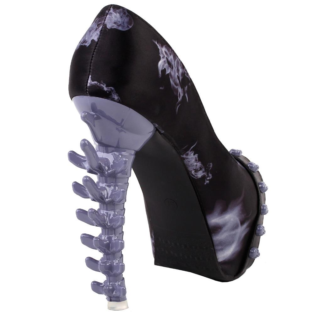 Purple Skull High Heels | Skull Action
