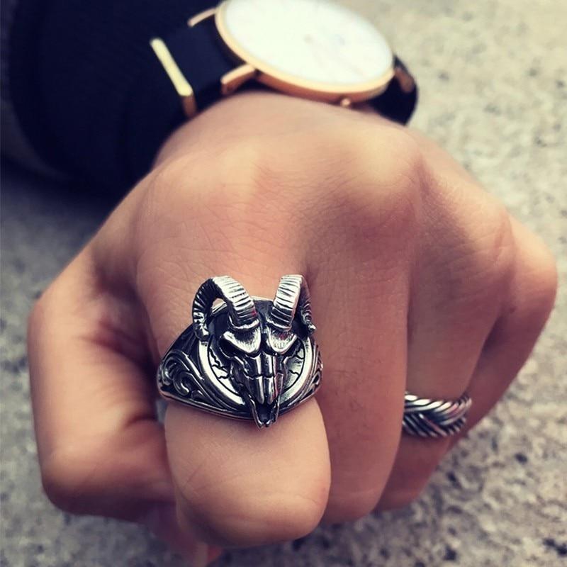 Ram Skull Ring | Skull Action