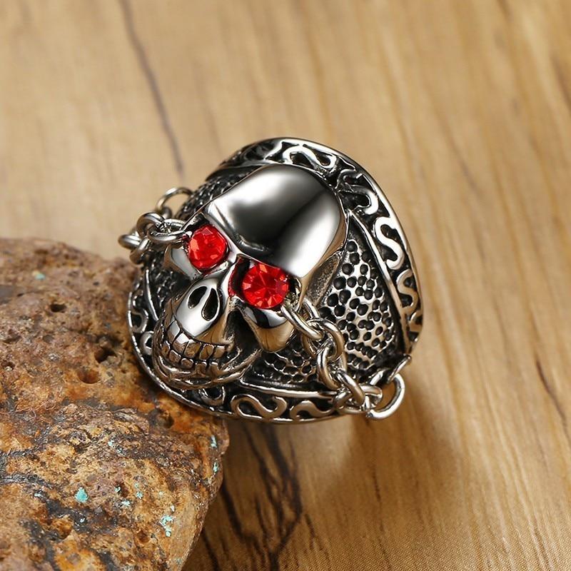 Red Eye Ring | Skull Action