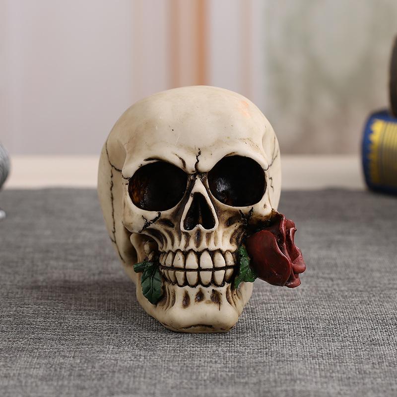 Red Rose Skull | Skull Action