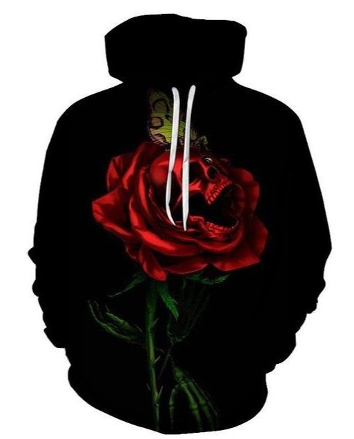Red Rose Sweatshirt