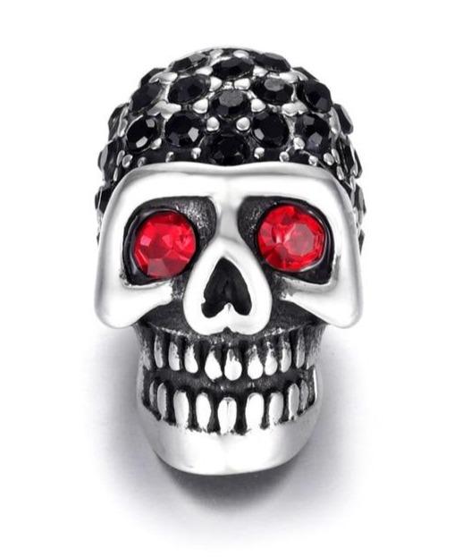 Red Skull Beads