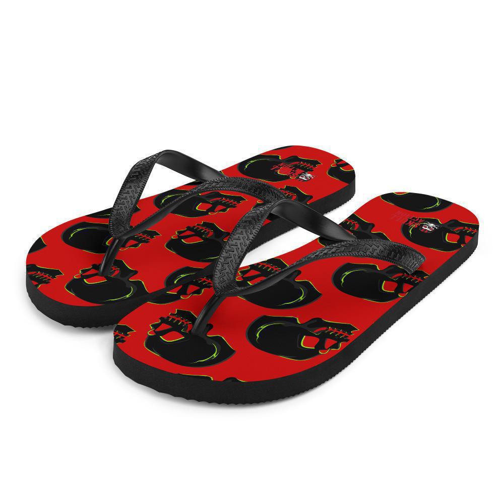 red-skull-flip-flops-pattern