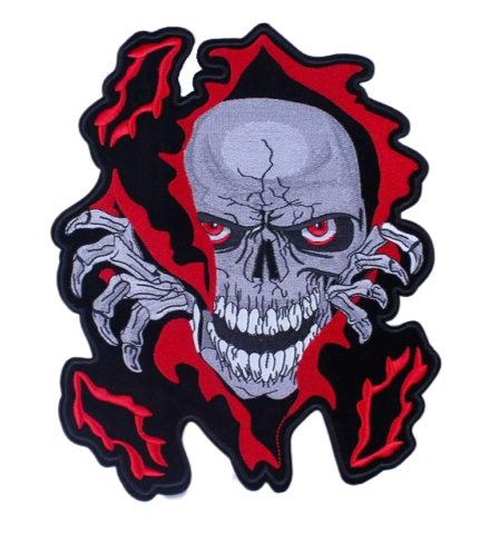 Red Skull Patch