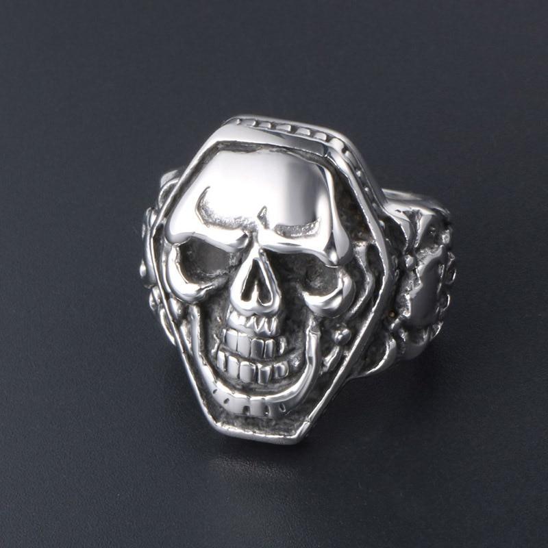Retro Punk Ring | Skull Action