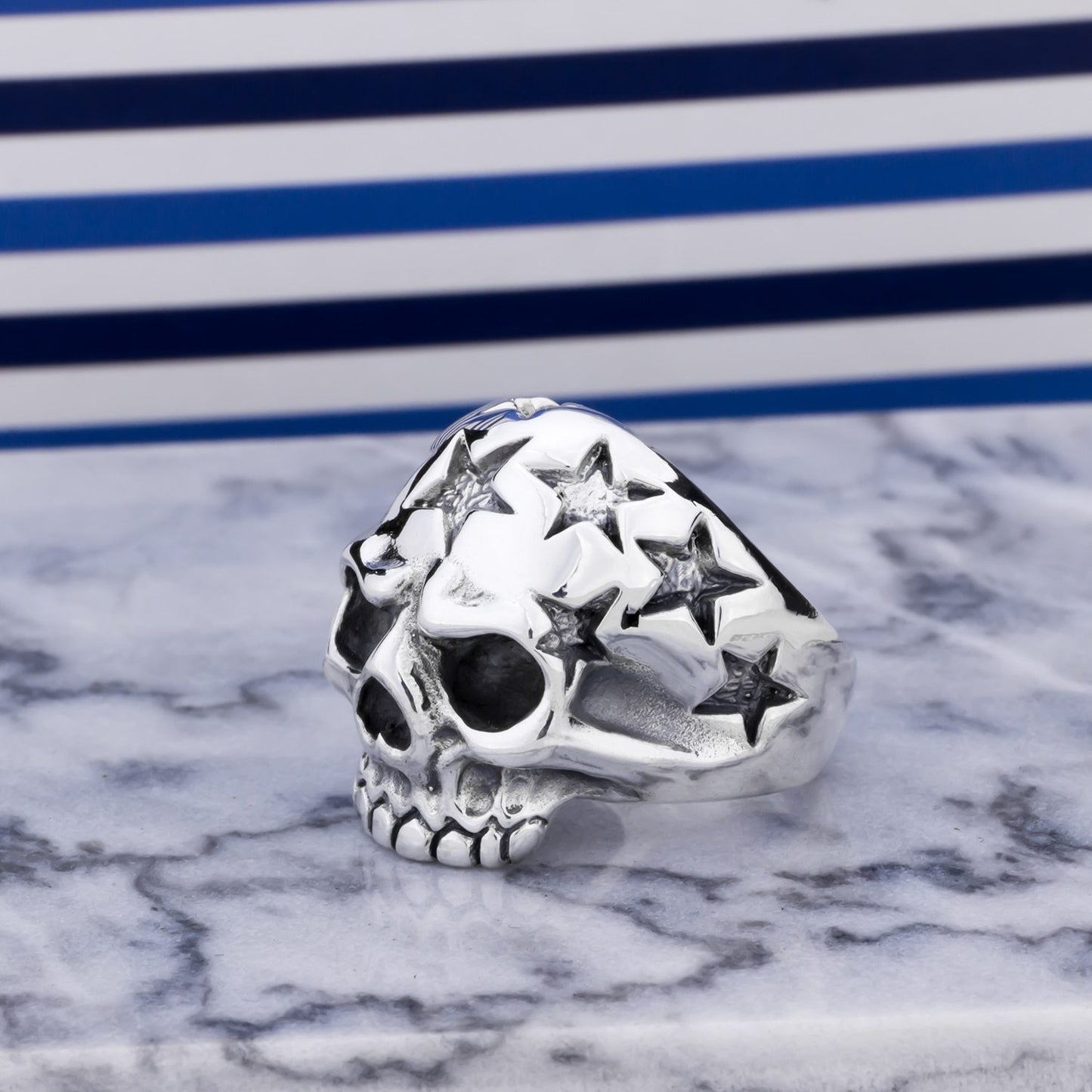 Rock And Roll Ring | Skull Action