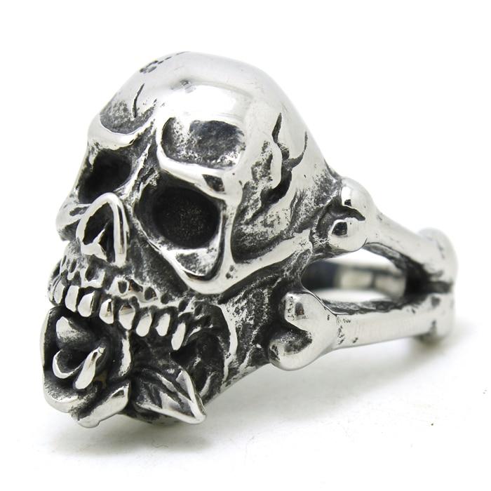 Rose Skull Ring | Skull Action