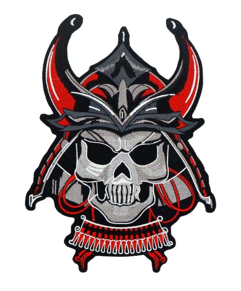 Samurai Skull Patch
