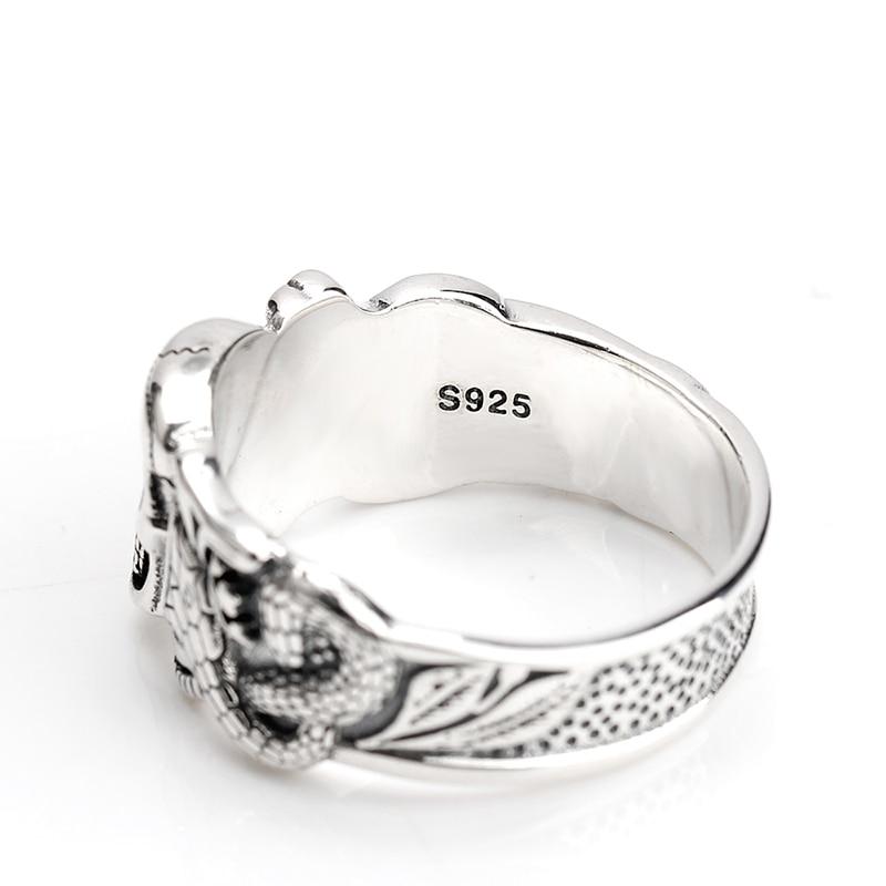 Serpent Ring Silver | Skull Action