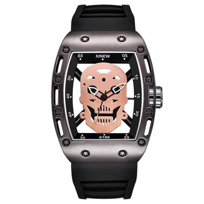 Silver Skeleton Watch | Skull Action