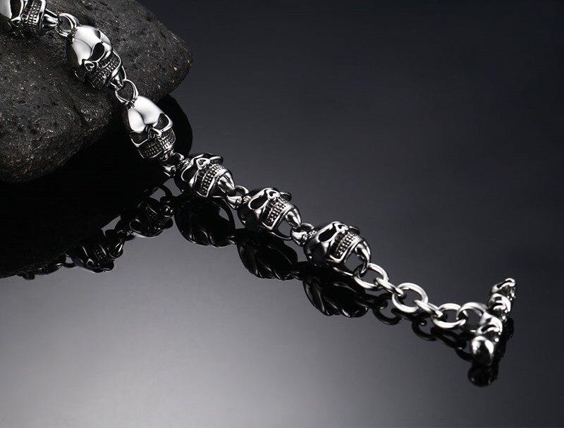 Silver Skull Chain | Skull Action