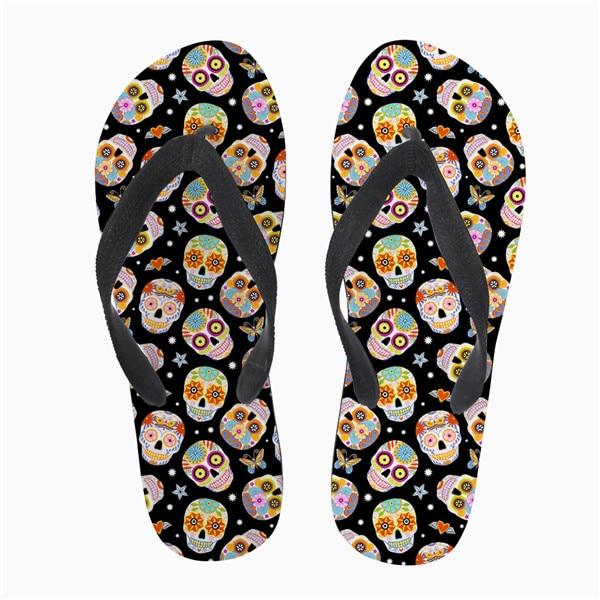 Skechers Sugar Skull Flip Flops