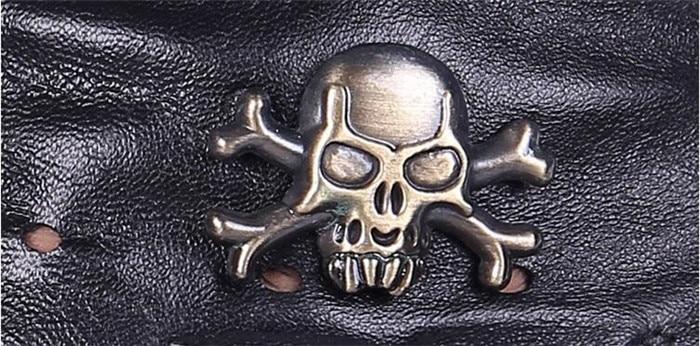 Skeleton Biker Gloves | Skull Action