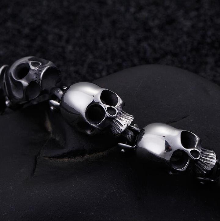 Skeleton Chain Buckle Bracelet | Skull Action