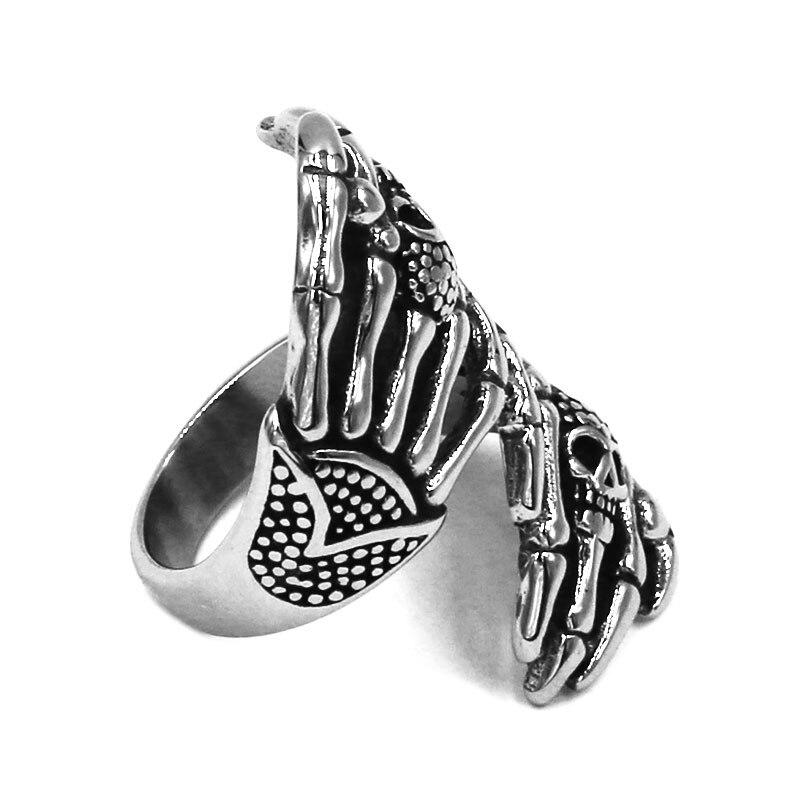 Skeleton Full Hand Ring | Skull Action