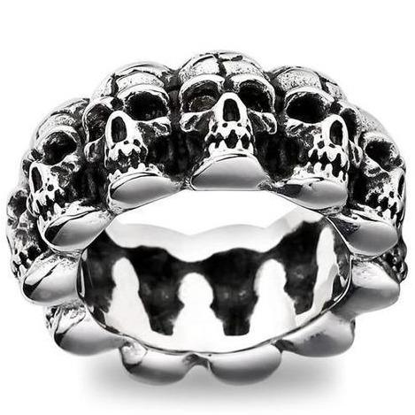 skeleton head ring