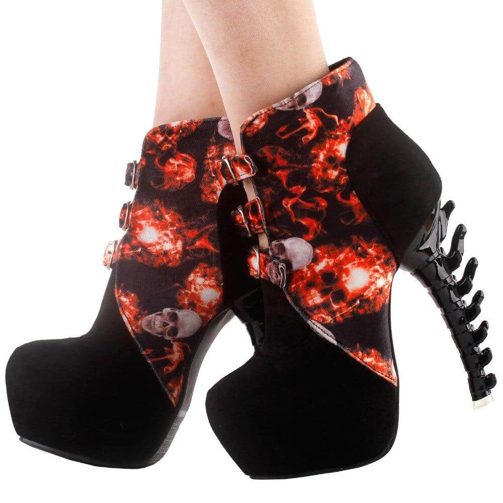 Skeleton High Heels | Skull Action