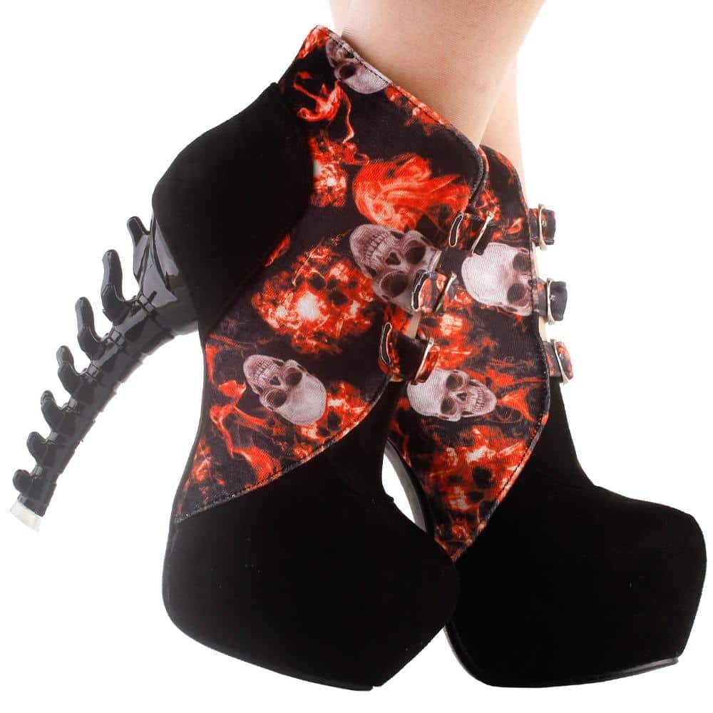 Skeleton High Heels | Skull Action