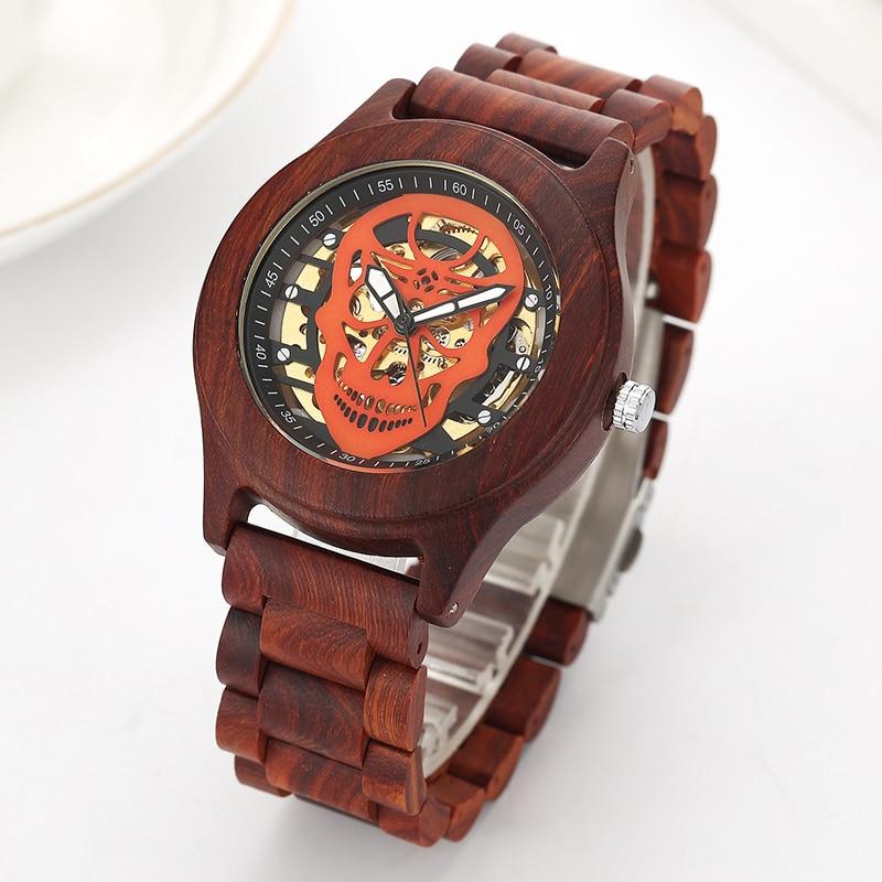 Skeleton Watch Wood | Skull Action