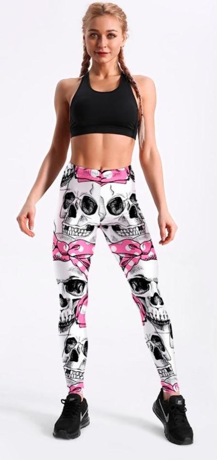 skull-and-crossbone-leggings womens