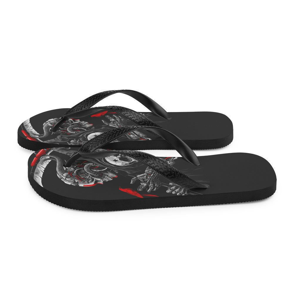 skull-and-crossbones-flip-flops-print