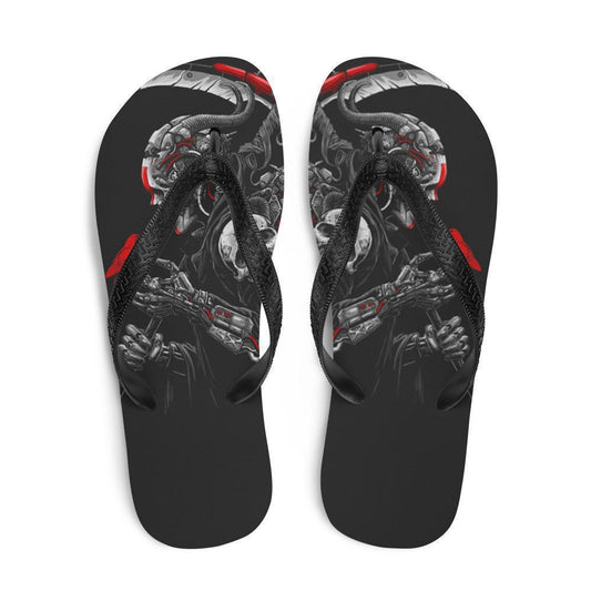 skull-and-crossbones-flip-flops
