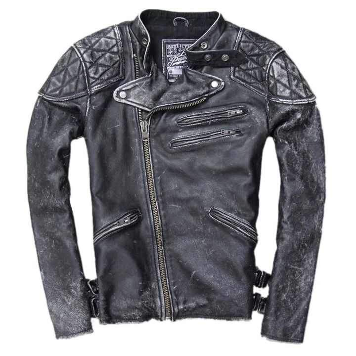 Skull And Crossbones Leather Jacket | Skull Action