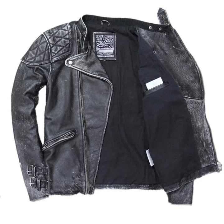 Skull And Crossbones Leather Jacket | Skull Action