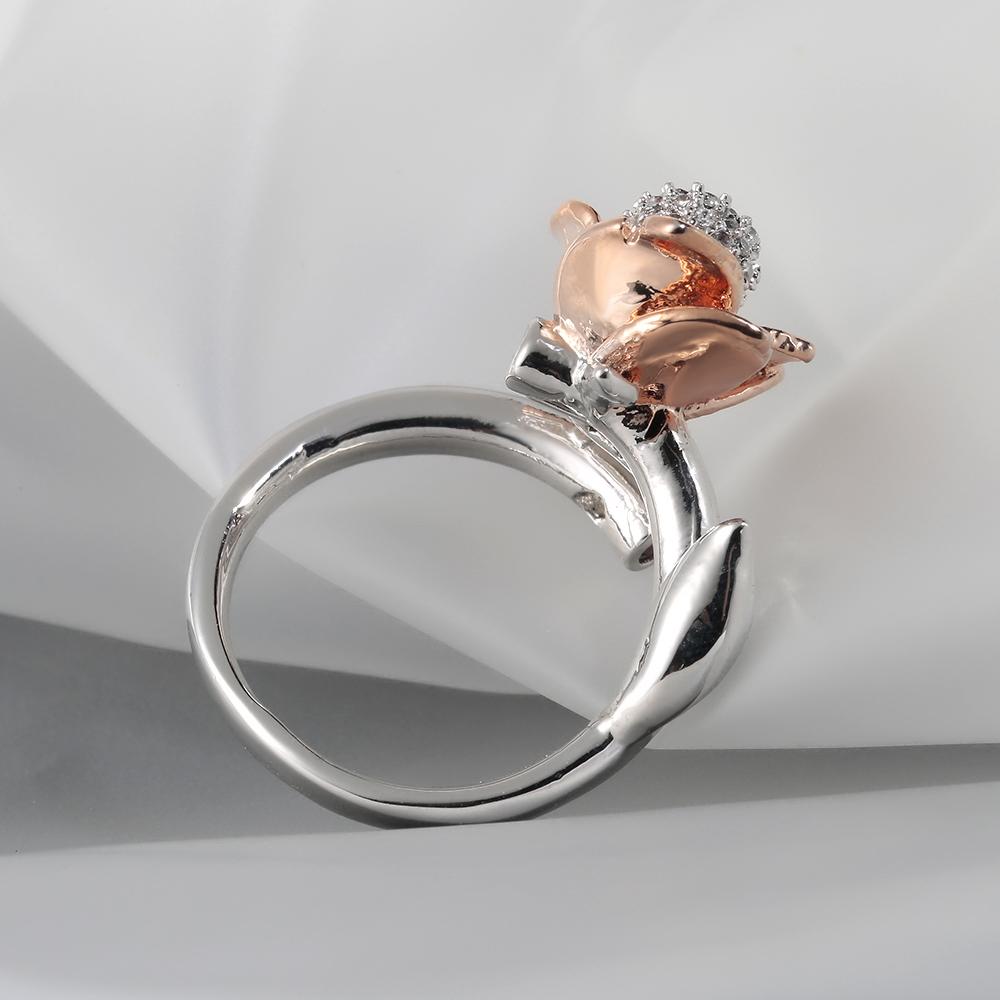 Skull And Rose Engagement Ring | Skull Action