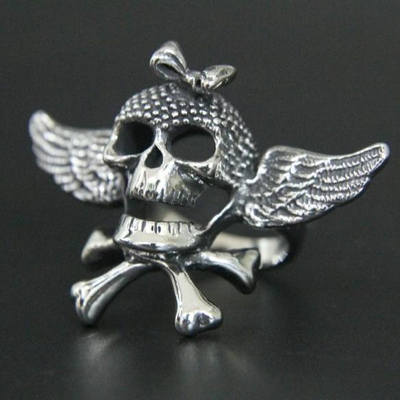 Skull And Wing Ring | Skull Action