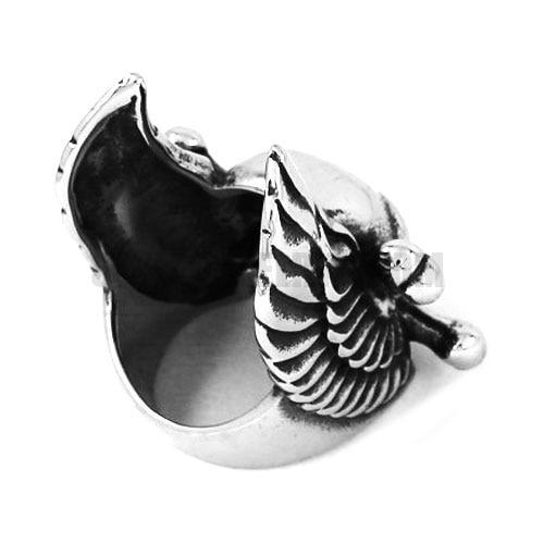 Skull And Wings Ring | Skull Action