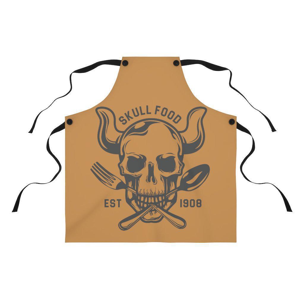 skull-bbq-apron