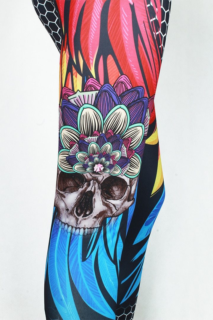 Skull Bird Leggings | Skull Action