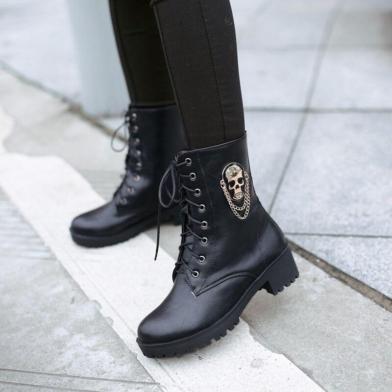 Skull Boots Ladies | Skull Action