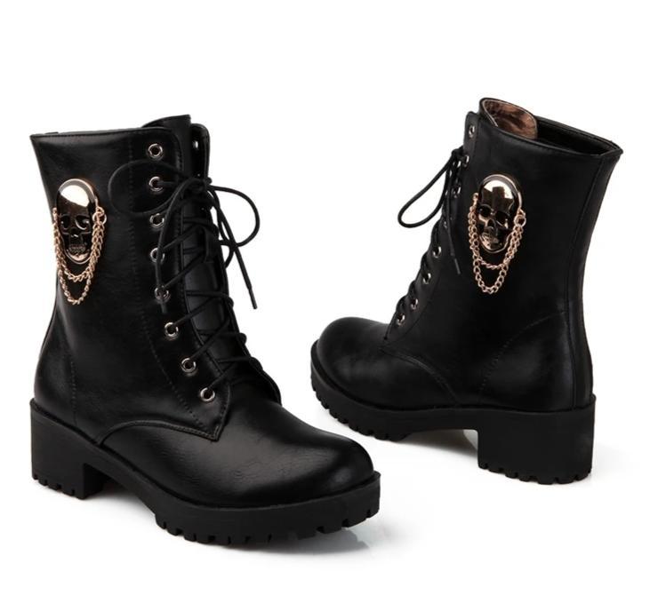 skull-boots-ladies