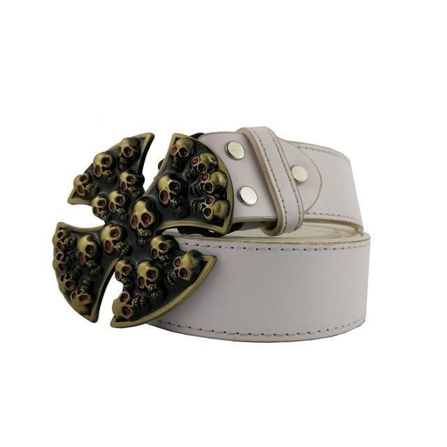 Skull Cross Belt Buckle