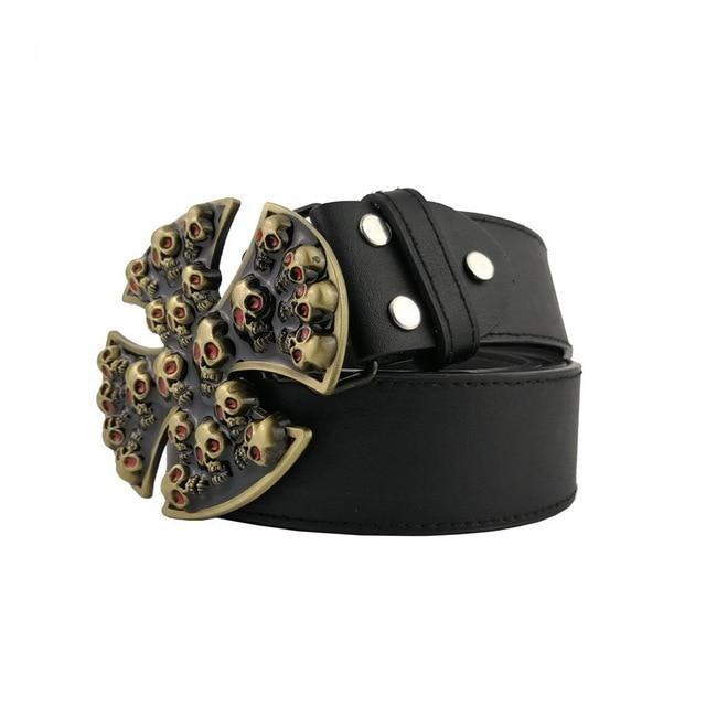 Skull Cross Belt Buckle