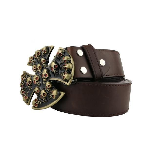 Skull Cross Belt Buckle