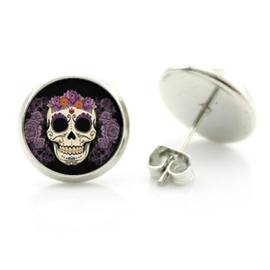 skull earrings for women