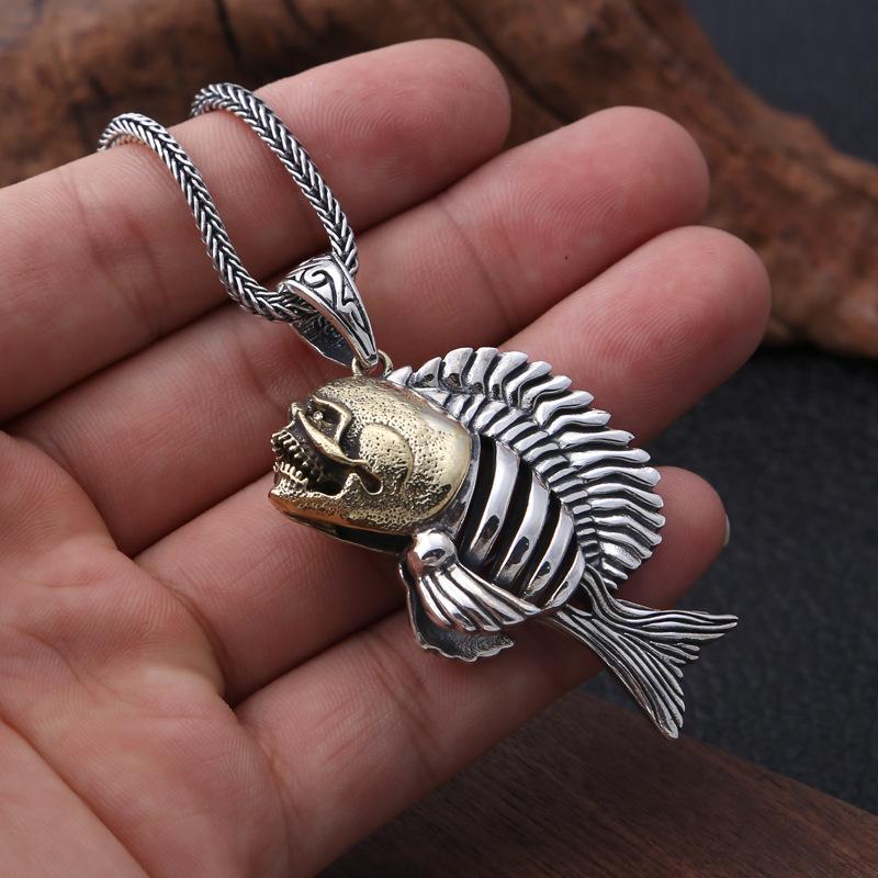 Skull Fish Necklace | Skull Action