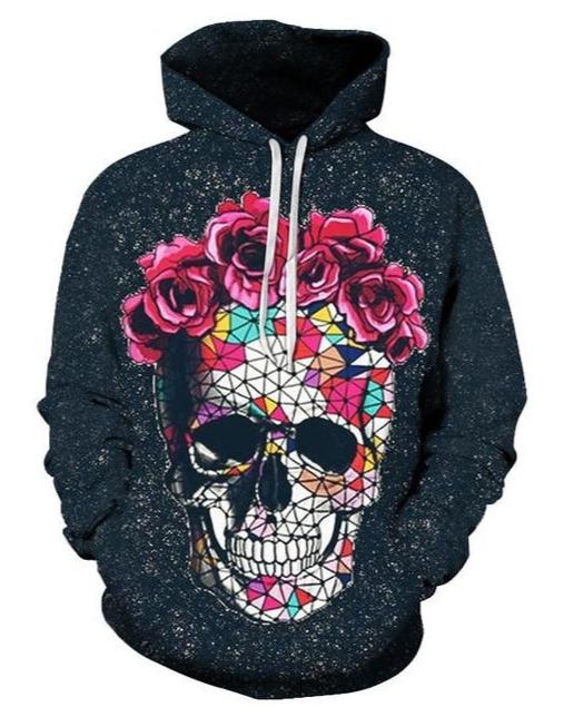 Skull Hoodie Womens