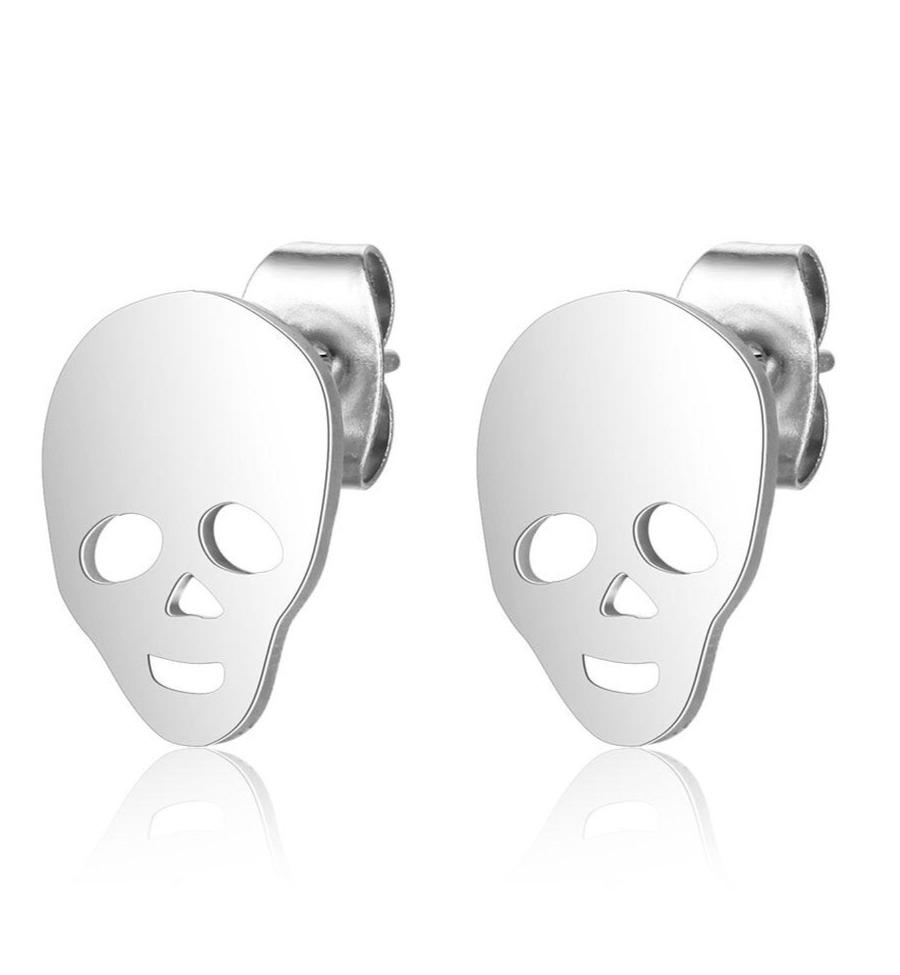Skull Metal Earrings