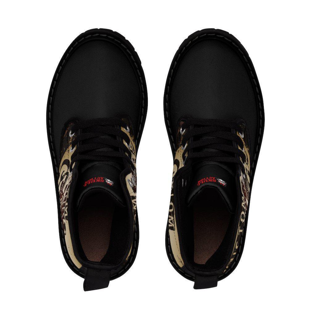 skull-motorcycle-boots-women