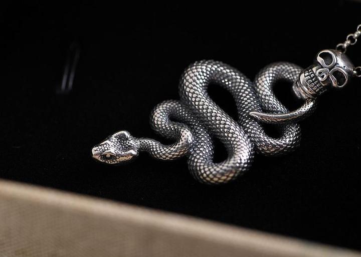 Skull Necklace Snake | Skull Action